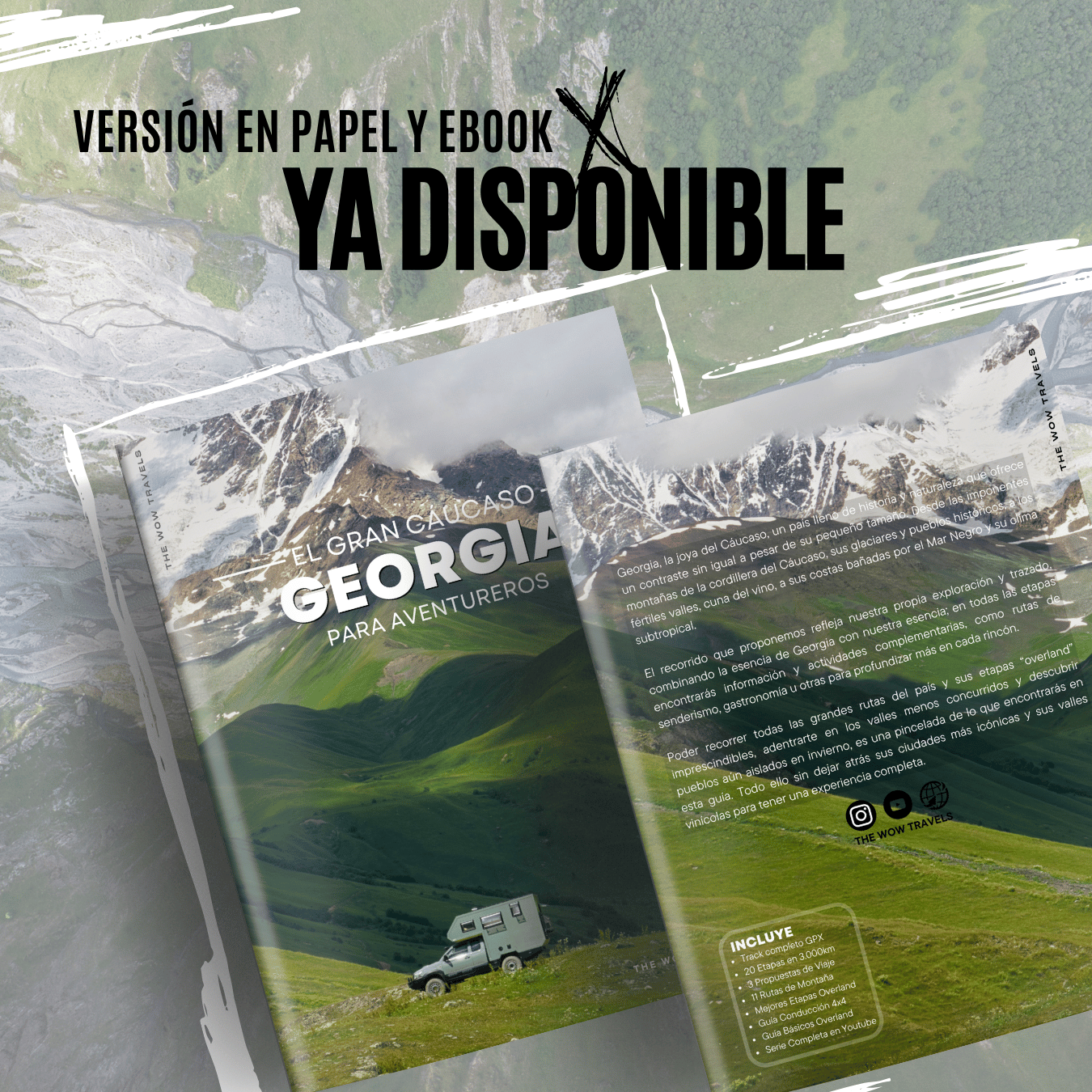 Libro Georgia en camper 4x4 overland promo Libro Georgia en camper 4x4 overland promo