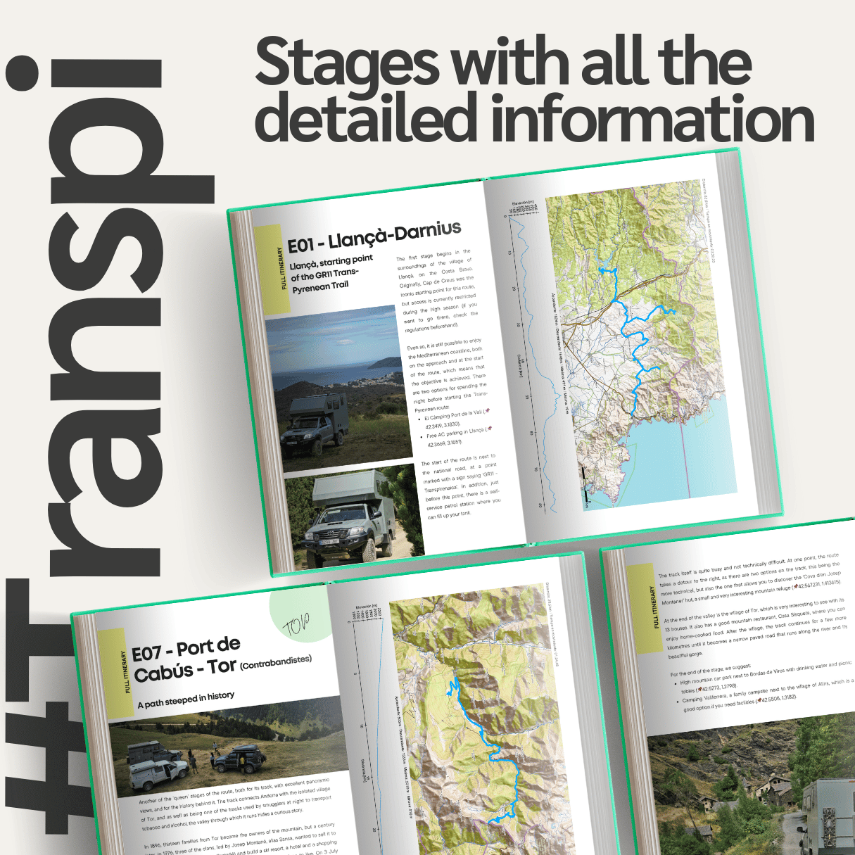 Transpyrenean GR11 route in stages by 4x4- book stages Transpyrenean GR11 route in stages by 4x4- book stages